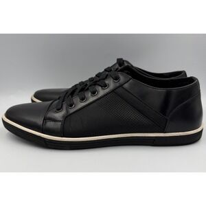 Unlisted Kenneth Cole Sneakers‎ Mens 11.5 Black Good Perforated Low Top Shoes